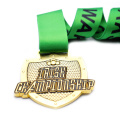 Custom Großhandel 3D Souvenir Gold Silver Bronze Award Sportmedaille mit Bandmetallmedaillen